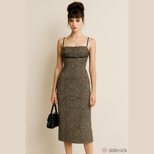 𝅺VINTAGE 90s bustier midi dress XS tattoo print mesh dress Fits XS Small